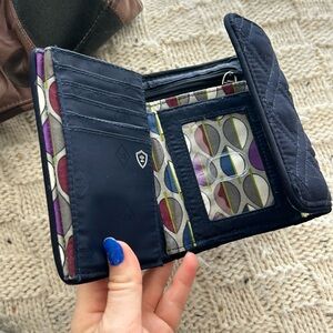 Dark blue Vera Bradley wallet